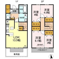 Ｊａｄｅの物件間取画像